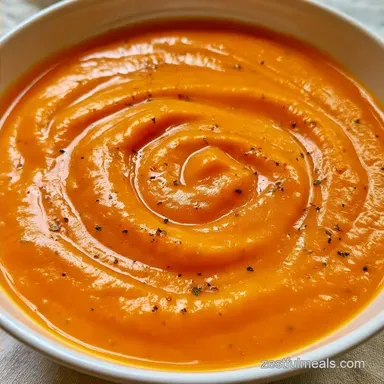 Healthy Sweet Potato Soup for 6 Servings