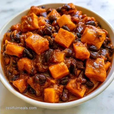 Sweet Potato Chili in 50 Minutes