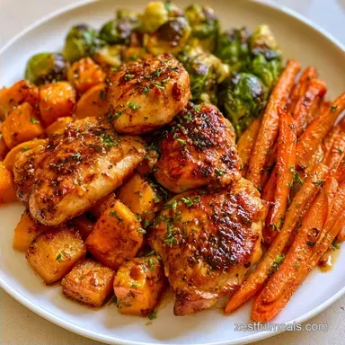 High Protein Fall Dinner One-Pan Roast