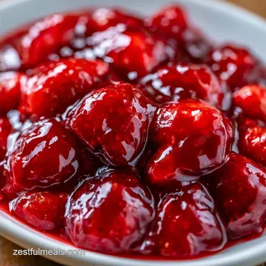 Strawberry Jam: Glossy and Spreadable