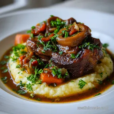 Lamb Osso Bucco Oven Recipe: Tender & Flavorful Recipe Card