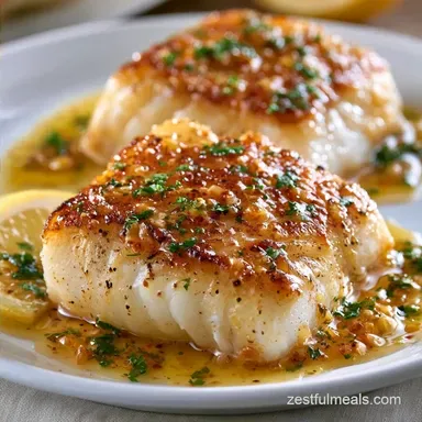 Lemon Butter Cod in 25 Minutes
