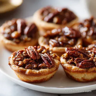 Mini Pecan Pies with Maple: 55 Min Recipe Card