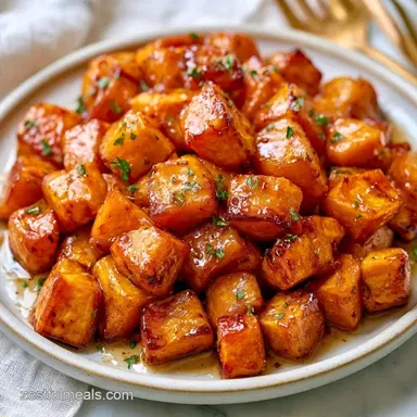Sweet Potato Side Dish with Maple Glaze