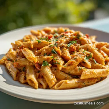 Meat Sauce Pasta with Thick Sauce in 40 Min Recipe Card