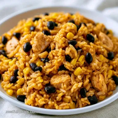 Mexican Chicken Rice Casserole for 8
