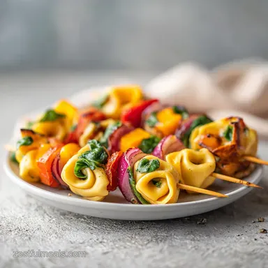 Mini Tortellini Kabobs: Zesty Herb-Marinated Italian Appetizer
