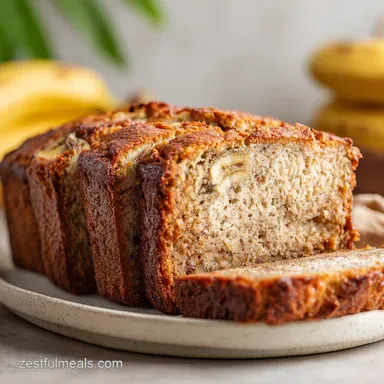 Banana Bread Recipe: A Moist Loaf Ready in 75 Minutes