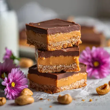 No Bake Chocolate Peanut Butter Bars - No-Bake Method Recipe Card