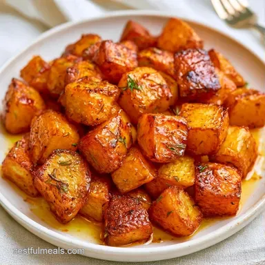 Oven Roasted Potatoes in 40 Minutes Recipe Card