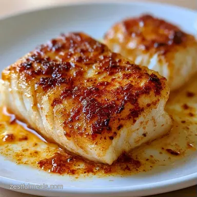 Pan Fried Cod in 15 Minutes Recipe Card