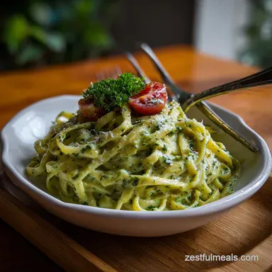Alfredo and Pesto: Creamy Pesto Sauce