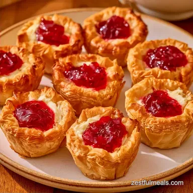 Phyllo Cups with Cream Cheese in 20 Min