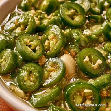 15-Minute Pickled Serrano Peppers