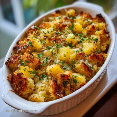 Recipe Pineapple Stuffing Crispy Baked