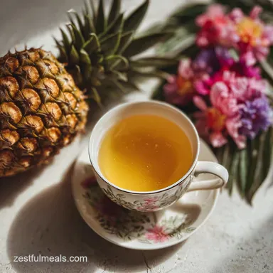 Pineapple Tea Recipe: Vibrant & Spicy Recipe Card