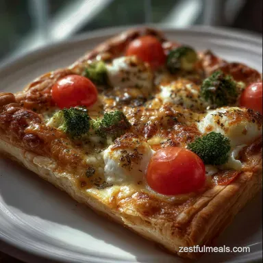 Puff Pastry Pizza: Shatter Crisp Layers Recipe Card