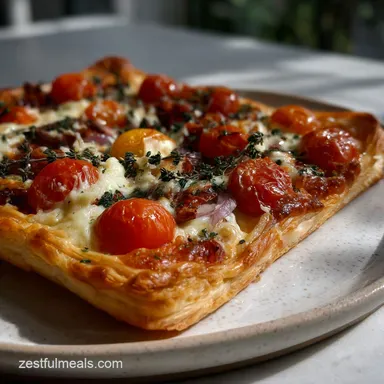 Puff Pastry Pizza: Shatter Crisp Layers