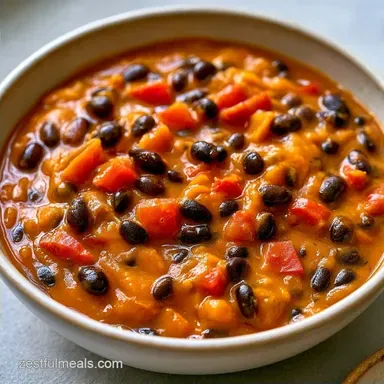 Pumpkin Black Bean Chili in 45 Minutes