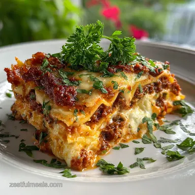 Quick Easy Lasagna with Ricotta in 1 Hour