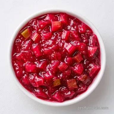 Quick Rhubarb Jam Recipe in 50 Minutes Recipe Card