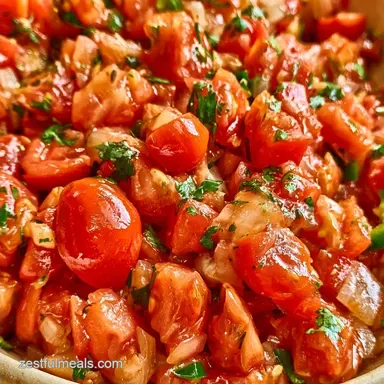 Raw Tomato Salsa Recipe in 20 Minutes
