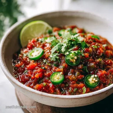 Smoky Tomato Sauce in 20 Minutes Recipe Card