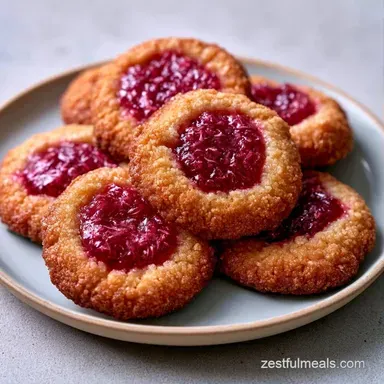 Rhubarb Jam Cookies with Fresh Rhubarb Recipe Card