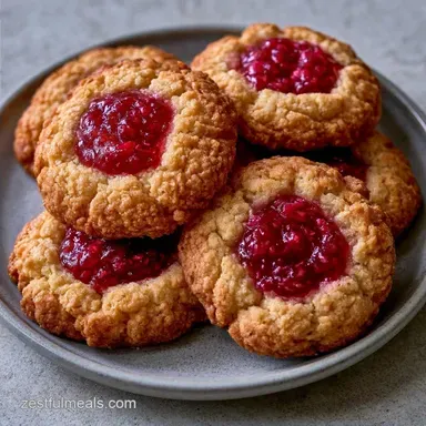 Rhubarb Jam Cookies with Fresh Rhubarb