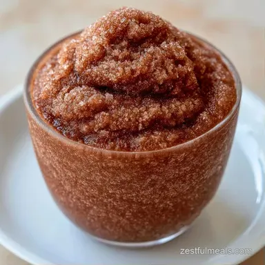 Rich Chocolate Slushie Recipe for 4 Recipe Card