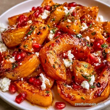 Roasted Butternut Squash Salad with Feta