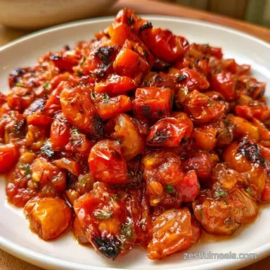 Roasted Tomato Chipotle Salsa: 13 Min Recipe Card