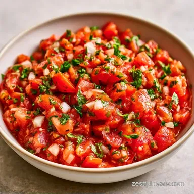 Roma Tomato Salsa in 10 Minutes Recipe Card