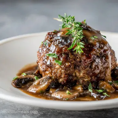 Salisbury Steak Recipe: Pan-Seared in 30 Minutes