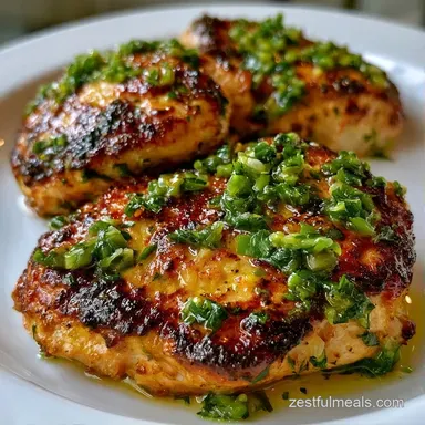 Serrano Pepper Chicken for 4 Servings Recipe Card