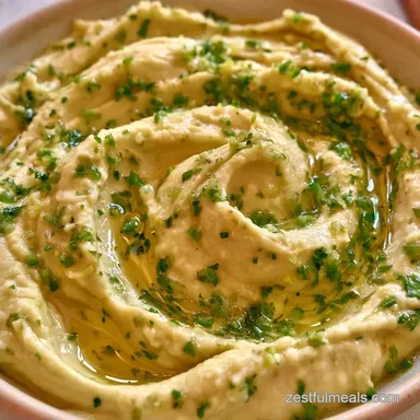 Serrano Pepper Hummus in 10 Minutes
