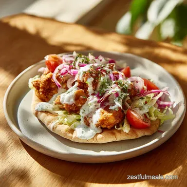 Sheet Pan Chicken Pita in 35 Minutes with Herby Ranch Recipe Card