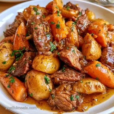 Slow Cooker Beef Roast with Carrots