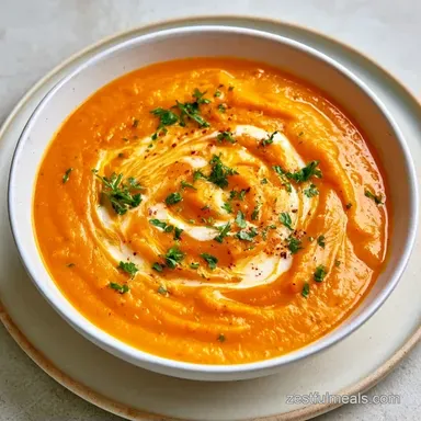 Slow Cooker Butternut Squash Soup: Rich Recipe Card