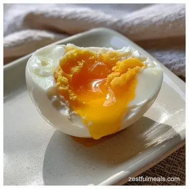 Soft Boiled Egg in Microwave: Cooked in 6 Minutes