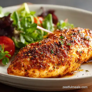 Chicken Fillet in Spicy Creamy Garlic for 4