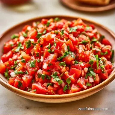 Spicy Salsa Recipe in 25 Minutes Recipe Card