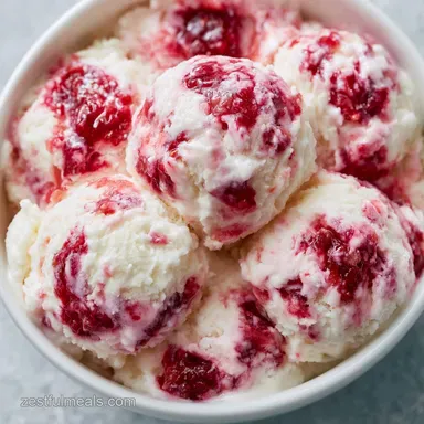 Strawberry Rhubarb Ice Cream: Velvety Recipe Card