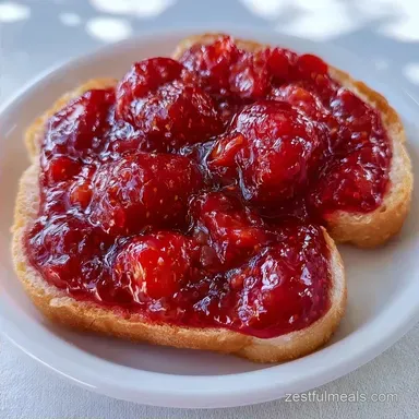 Strawberry Rhubarb Jam in 30 Minutes