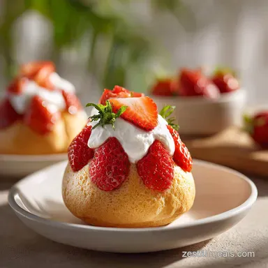Strawberry Shortcake Egg Bombs: 30 Min