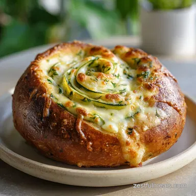 Swirled Garlic Herb and Cheese Bread: Shatter Crisp Crust
