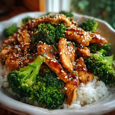 Teriyaki Chicken Broccoli in 20 Minutes - Restaurant Style Glaze