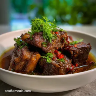 Beef Neck Bones: Fork Tender Bistro Flavor Recipe Card
