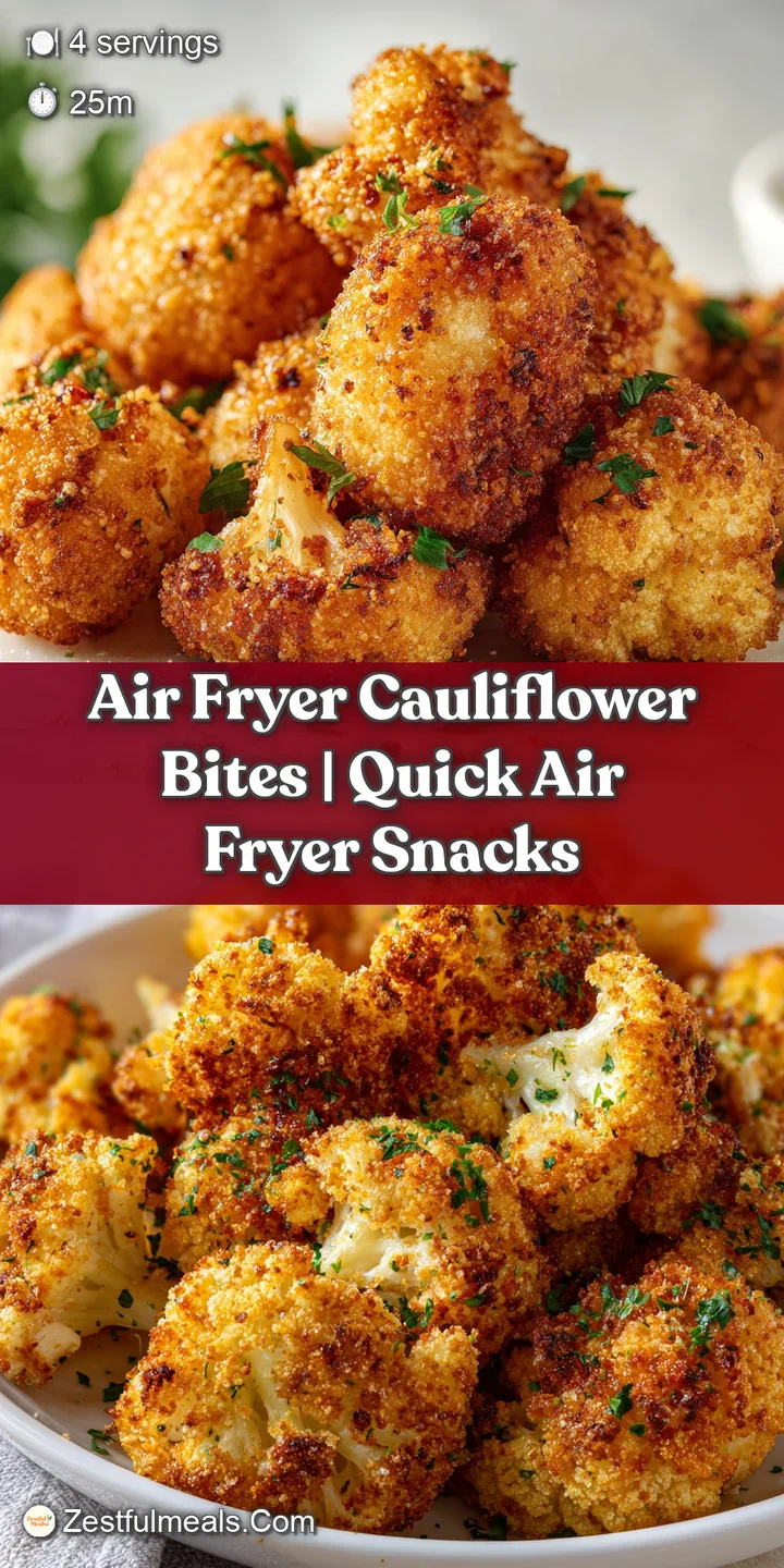 Extreme close-up of a crispy, golden cauliflower floret showing charred edges and glistening garlic oil droplets.