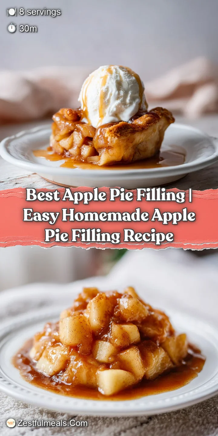 Close-up of sweet, softened apples coated in a glistening, spiced syrup within a golden, baked crust.